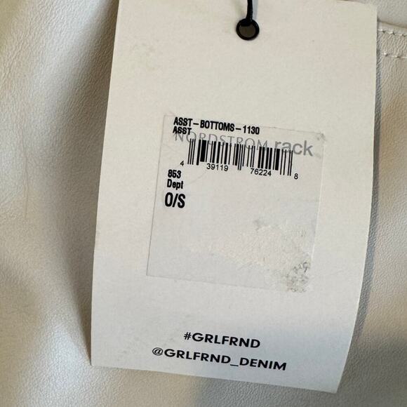 NWT GRLFRND Shea Leather Shorts - Picture 7 of 11